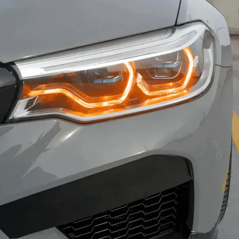 Amber drl - BMW G30 / G31 / F90 M5 2017-2019 5 series angel eyes - icon light