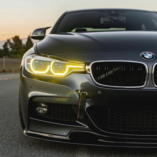 Yellow drl - BMW F30 / F31 / F35 2015-2018 3 series LCI angel eyes - icon light (Copy)