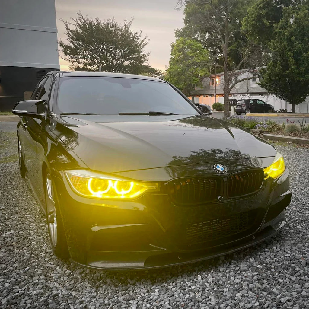Yellow drl - BMW F30 / F31 / F35 2012-2015 3 series angel eyes - icon light