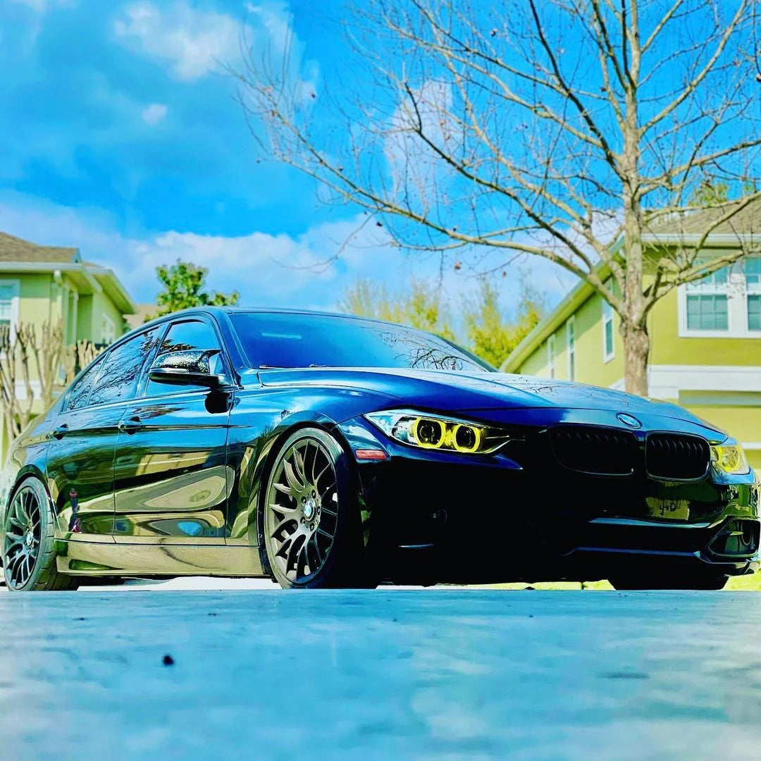 Yellow drl - BMW F30 / F31 / F35 2012-2015 3 series angel eyes - icon light