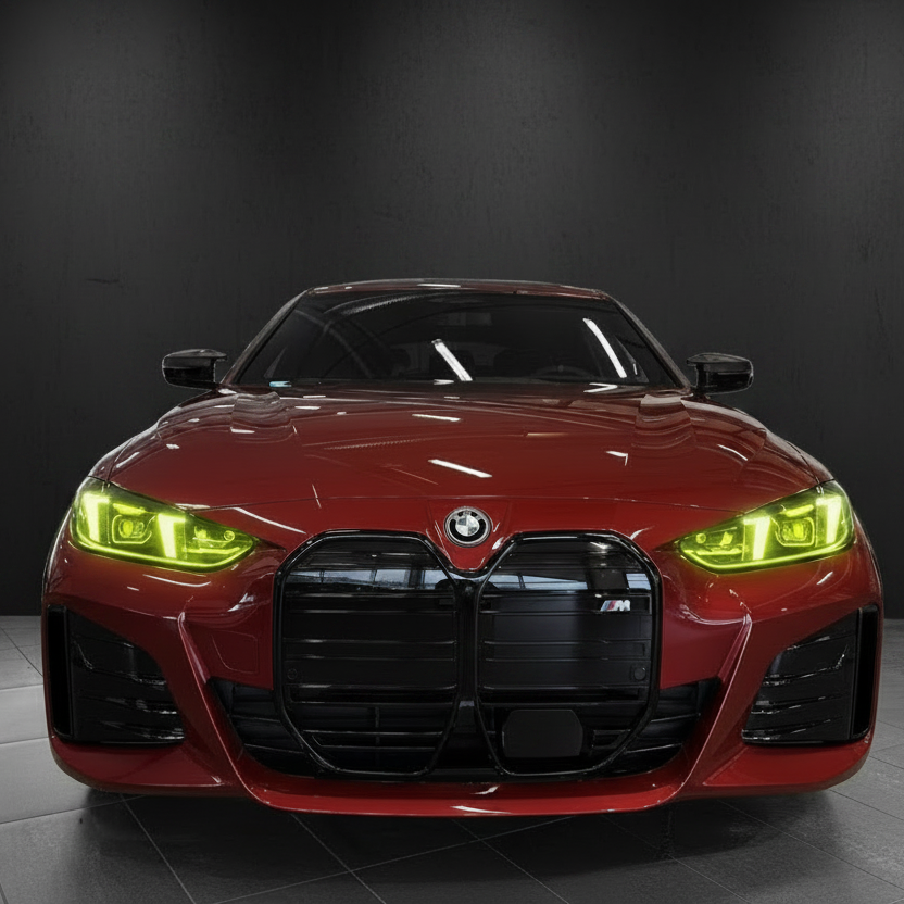 BMW i4 - Dark Background, No Plate