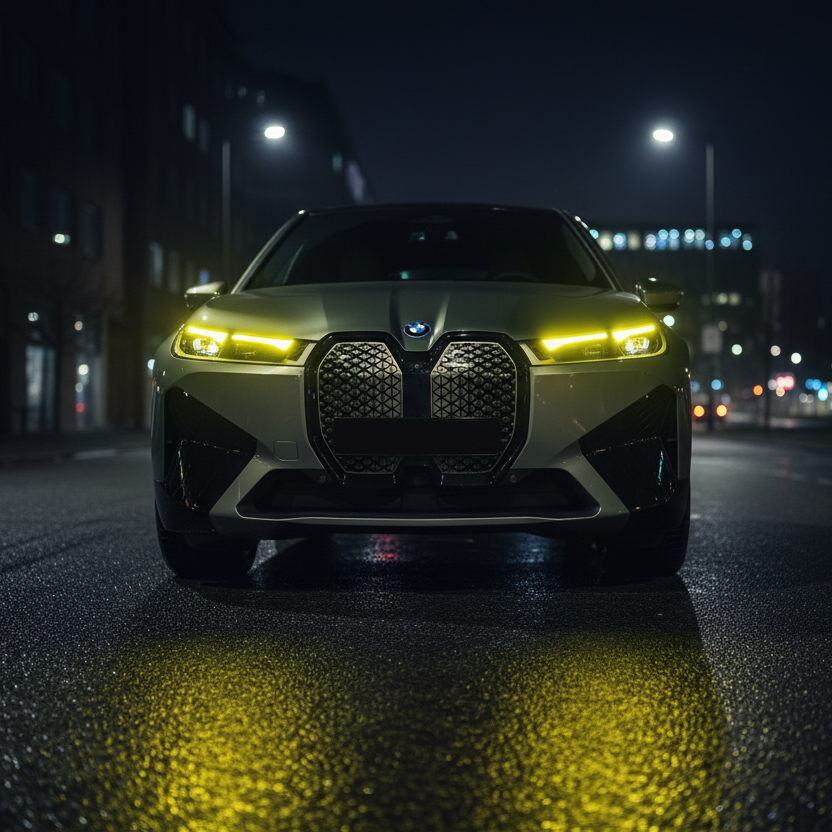 BMW iX DRL Night Urban