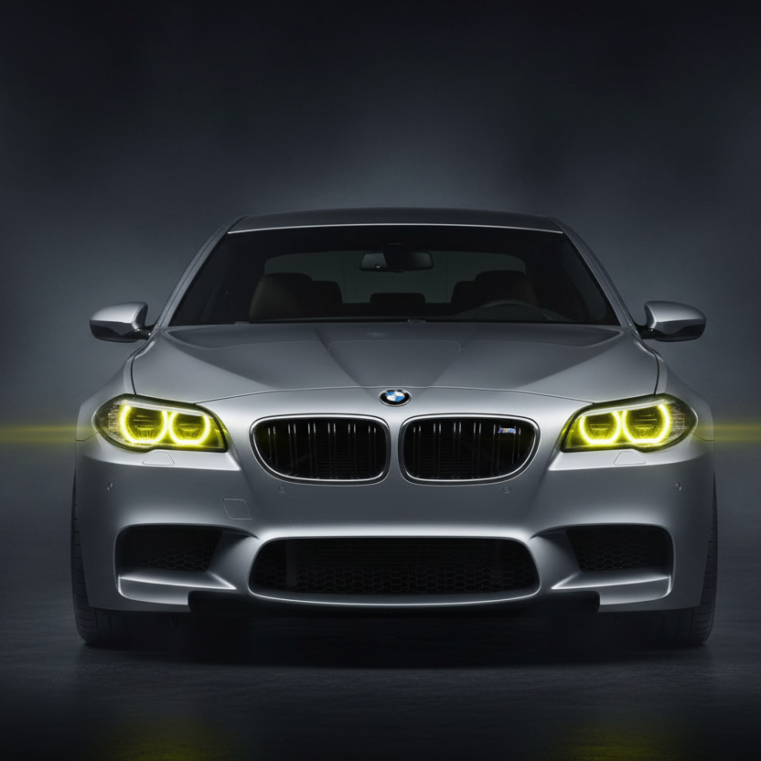 BMW M5 Yellow Rings - Studio